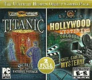 NEW PC Hidden Mysteries Titanic + Lost Secrets Hollywood Search 