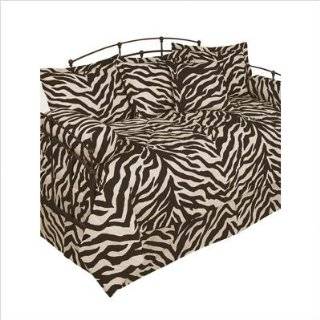 Brown Zebra Daybed Cover Set