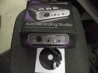 Audio AVID Recording Studio Fast Track AUDIO INTERFACE PROTOOLS SE 