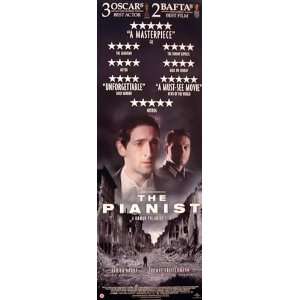  The Pianist   Adrien Brody   Movie Poster   17 x 46 