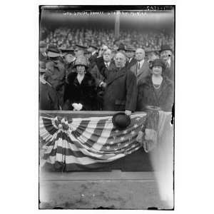  New York Governor Alfred E. Smith at the opening of Yankee 