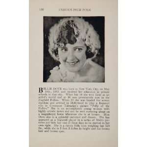  1925 Billie Dove Kathryn McGuire Silent Film Actor 