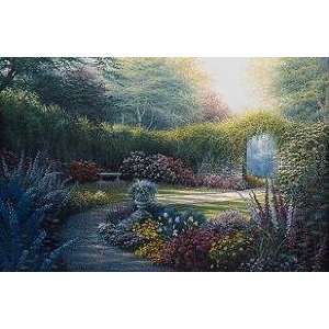 Charles White   Down the Garden Path Artists Proof Canvas 