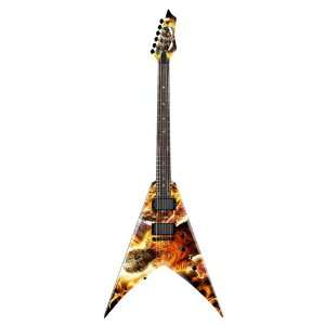  Dean V Dave Mustaine End Game Electric Guitar Musical 