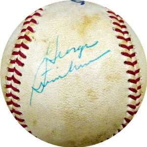  George Steinbrenner Autographed Baseball Sports 