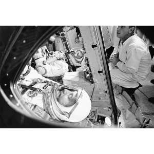  Gemini 3 Virgil Gus Grissom & John Young 8x12 Silver 