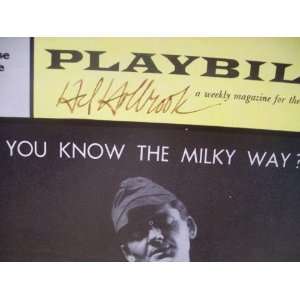 Holbrook, Hal Playbill Signed Autograph Do You Know The Milky Way 1961