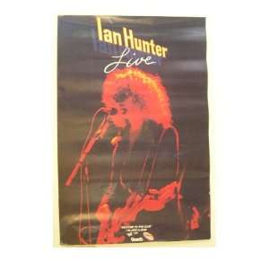 Ian Hunter Poster Neon Red Live Cool Image