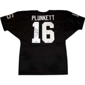 Jim Plunkett Signed Jersey   S.B. XV MVP Black Raiders   Autographed 