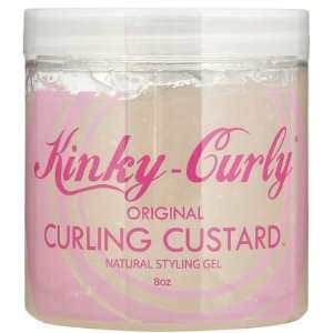  Kinky Curly Curl Custard Gel 8 oz. (Quantity of 2) Health 