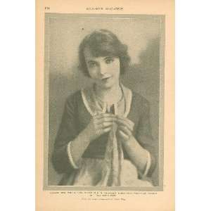  1921 Print Actress Lillian Gish 
