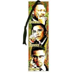  Malcolm X, Barack Obama, Martin Luther King Jr. Trio 