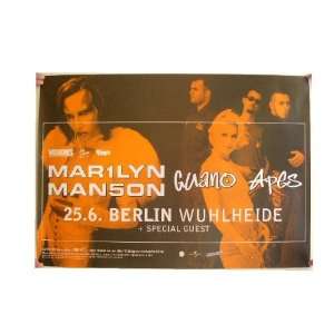 Marilyn Manson Guano Apes Poster Concert Berlin