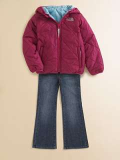 The North Face   Toddler Girls Perrito Reversible Hooded Jacket 