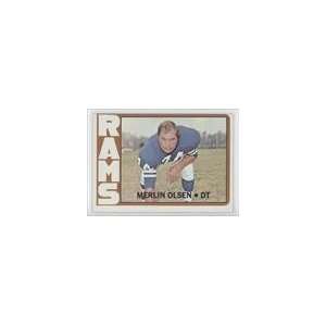  1972 Topps #181   Merlin Olsen: Sports Collectibles