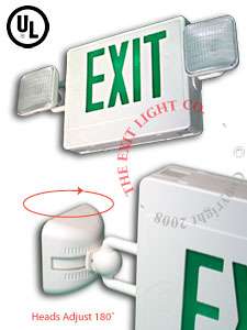 LED Exit Sign and Emergency Light   Combo   Case of 6  