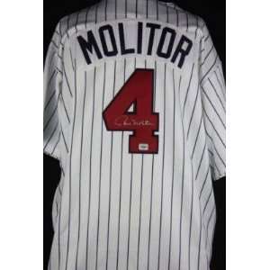 Paul Molitor Signed Jersey   Authentic   Autographed MLB Jerseys