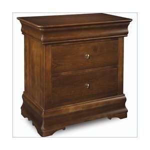  Cognac B G Furniture Chateau Philippe Solid Wood 3 Drawer 