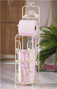 Water Lily Toilet Paper Tower Holder New  