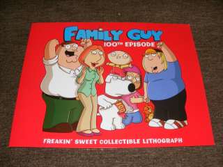 Family Guy 100th Episode Freakin Sweet Lithograph  