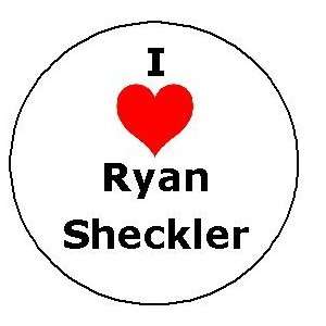  I Love RYAN SHECKLER Pinback Button Heart Pin 1.25 