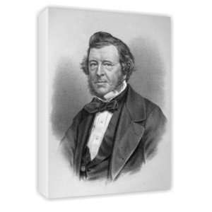  Portrait of Samuel Lover (engraving) (b/w   Canvas 