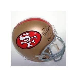 Steve Young Autographed San Francisco 49ers Riddell Throwback Full 