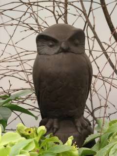 Cast Stone Owl Statue Garden Sculpture *NEW*  