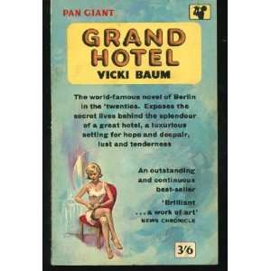  Grand Hotel Vicki Baum Books