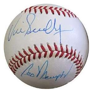  Bob Murphy Signed Ball   Vin Scully &   Autographed 