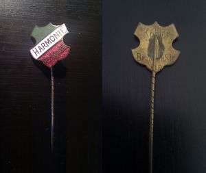 No1338) German pin badge WW1, WW2 UNKNOWN ENAMELLED  
