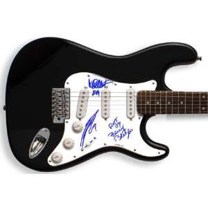  Ratt Stephen Pearcy, Bobby & Warren Signed Guitar & Proof 