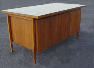   desk this stow davis single pedestal desk comes with glass that covers