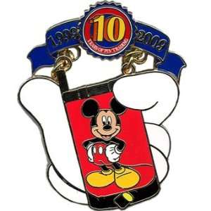 Disney Pin Trading 10th Anniversary   Tribute Collection   Cell Phone 