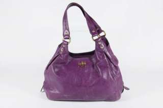   Leather Maggie Hobo Satchel Shoulder Bag Handbag Purse Gold 14336
