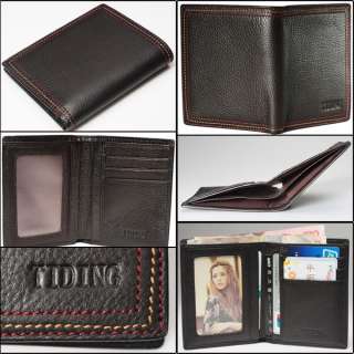  purses cowhide leather business credit card cases id wallets cowhide