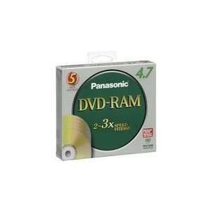  Panasonic 3x DVD RAM Media Electronics