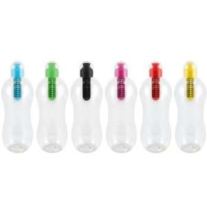   Bobble Multicolored Filtered Water Bottles, Set of 6