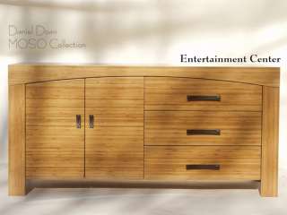 48 Solid Bamboo Entertainment Center   Price $1200
