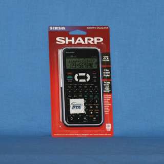 Sharp 272 Function Hand Held Scientific Calculator Model EL 531XB 
