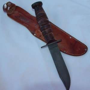WWII Imperial USA Pilots Fighting Knife and Sheath  