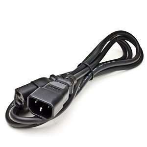  6 Standard Power Cord Extension Cable (Black 