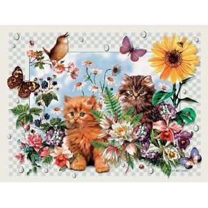  FX Schmidt Garden Kitties 300 Piece Jigsaw Puzzle   Large 