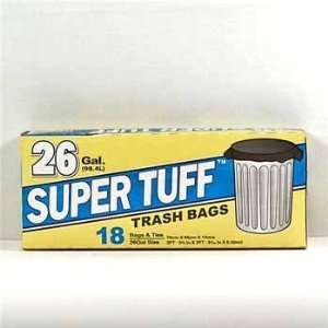   Tuff Tall Kitchen Trash Bags 26 Gallon Case Pack 24: Everything Else