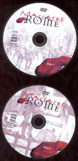 Massacre In Rome 2 Disc Set DVD Burton Mastroianni WWII  