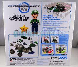 Mario Kart Wii KNex Luigi Car Building Set KNEX New  
