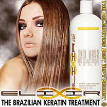 BRAZILIAN HAIR KERATIN TREATMENT POMEGRANATE FULL KIT ELIXIR 8oz  DO 
