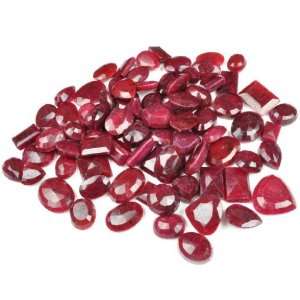   African 851.00 Ct Red Ruby Loose Gemstone Lot Aura Gemstones Jewelry