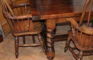Refectory Table Windsor Chair Kitchen Dining Set  