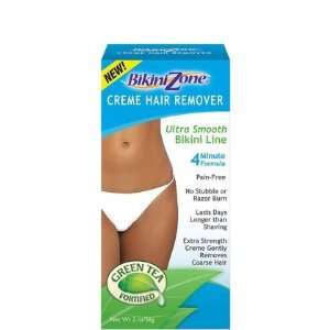 Bikini Zone Bikini Area Hair Remover Creme 2 oz, 2 ct (Quantity of 3)
